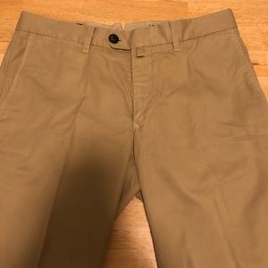 Z Zegna Slim Fit Garbadine Khaki Size 33